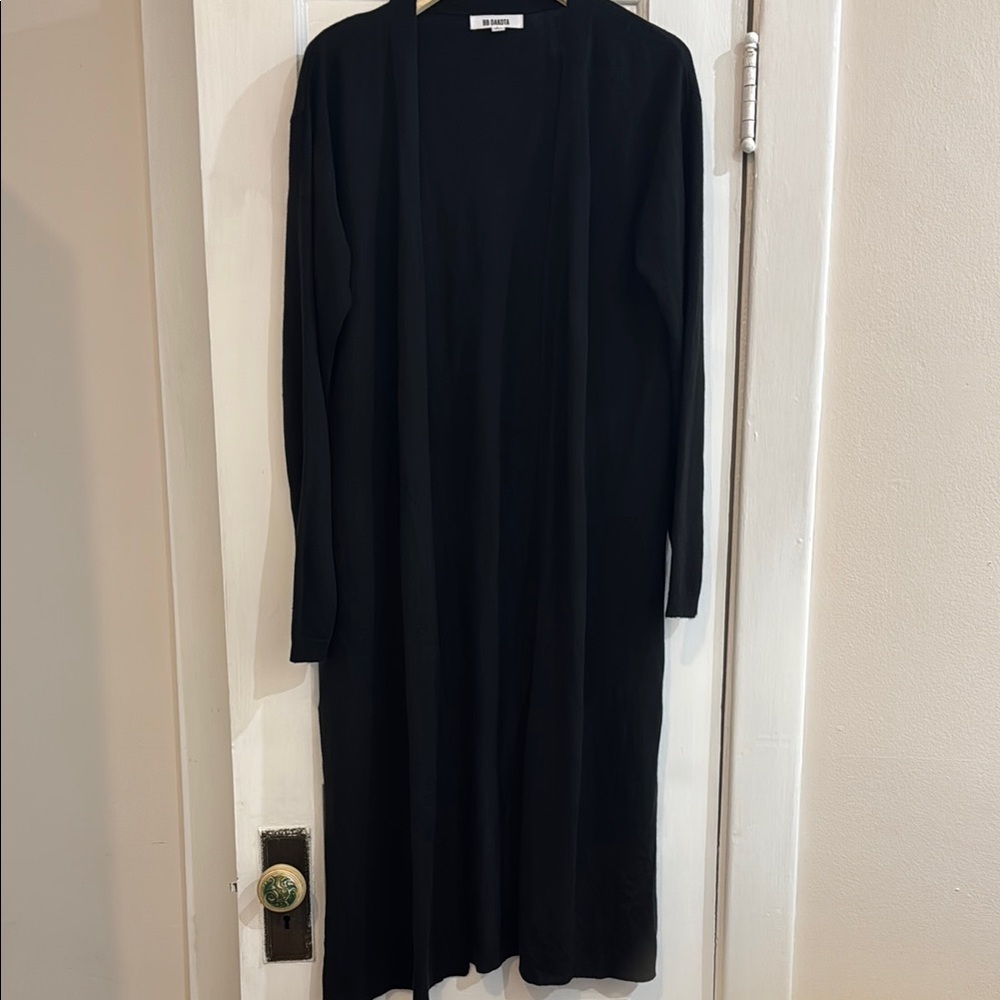 BB Dakota Black Long Cardigan